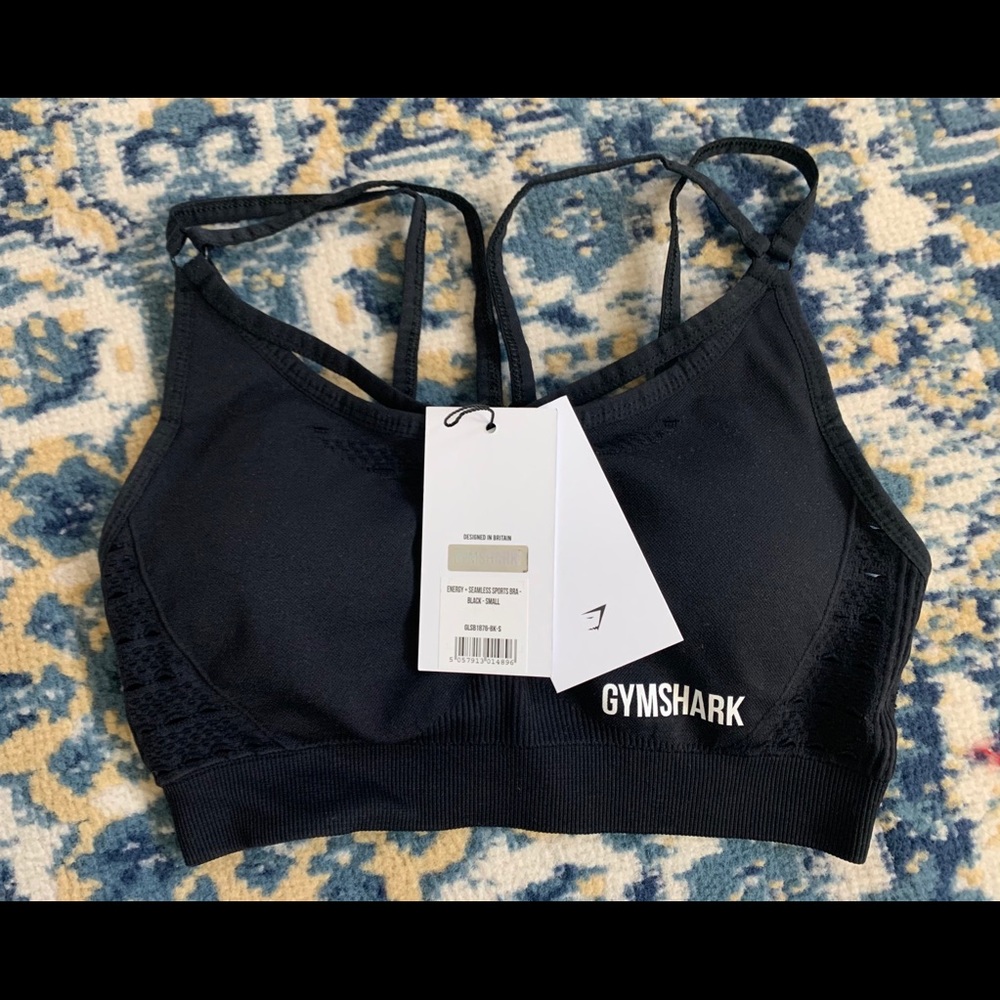 NWT gym shark bra- size small.